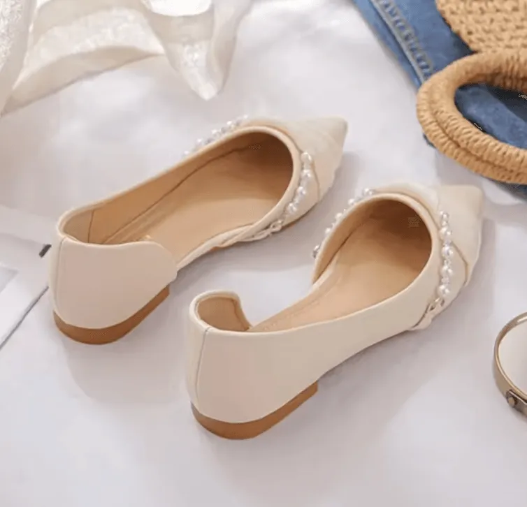 2025 New Arrival Women’s Shoes - Spring Autumn Pointed Toe Flat Breathable Flats