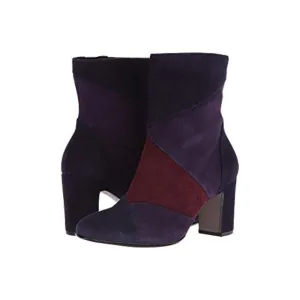 55881 Cir Dk Purple Gabor Suede Ankle Boots
