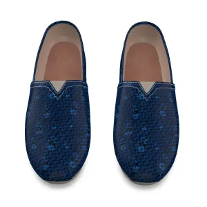 Blu/skull Men's Canvas Fisherman Shoes