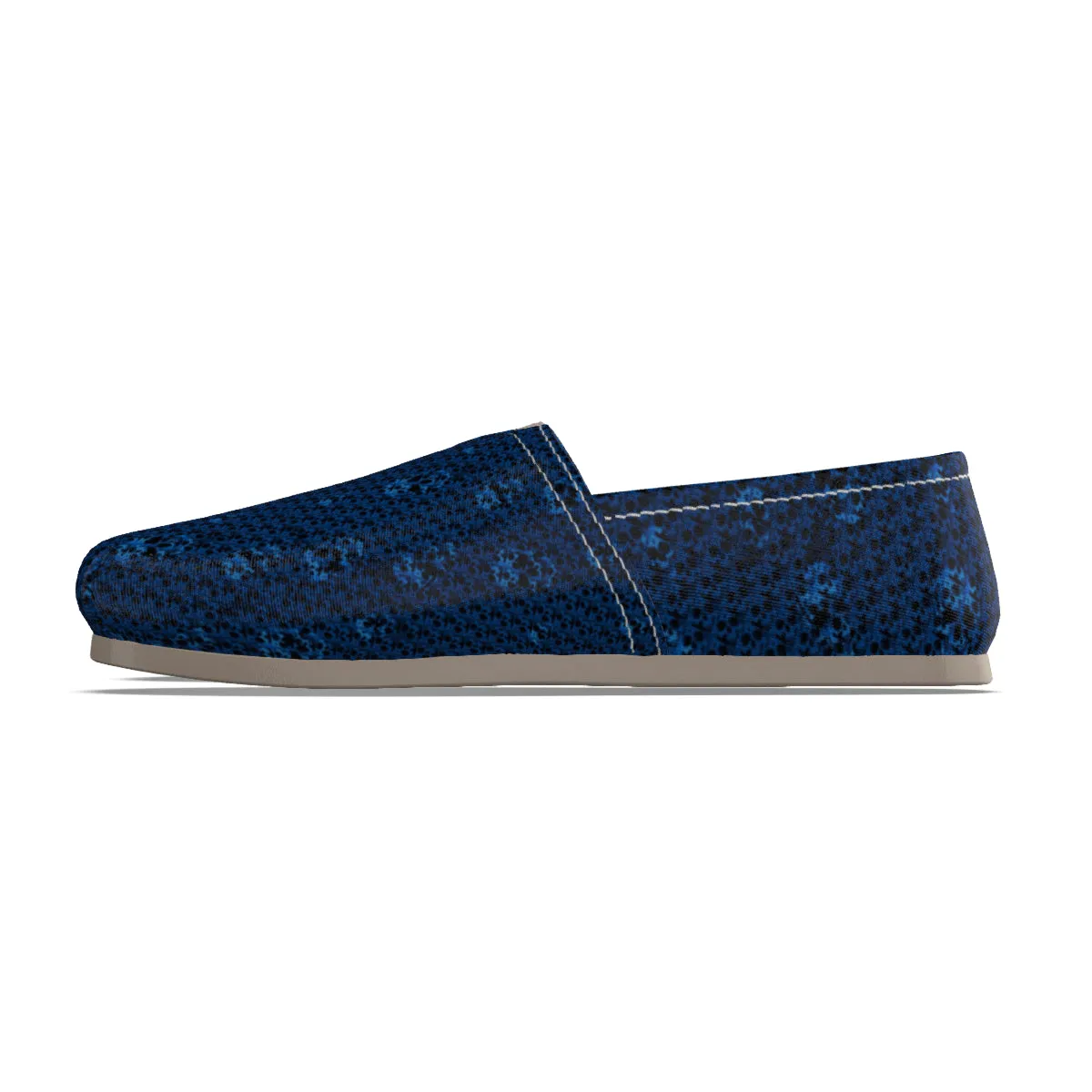 Blu/skull Men's Canvas Fisherman Shoes