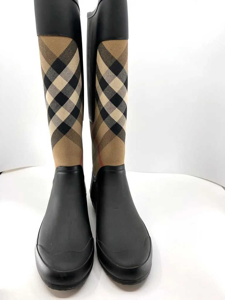BURBERRY SIGNATURE CHECK RAIN BOOTS