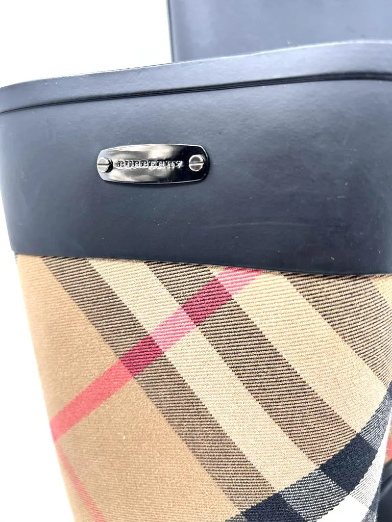 BURBERRY SIGNATURE CHECK RAIN BOOTS