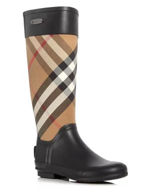 BURBERRY SIGNATURE CHECK RAIN BOOTS