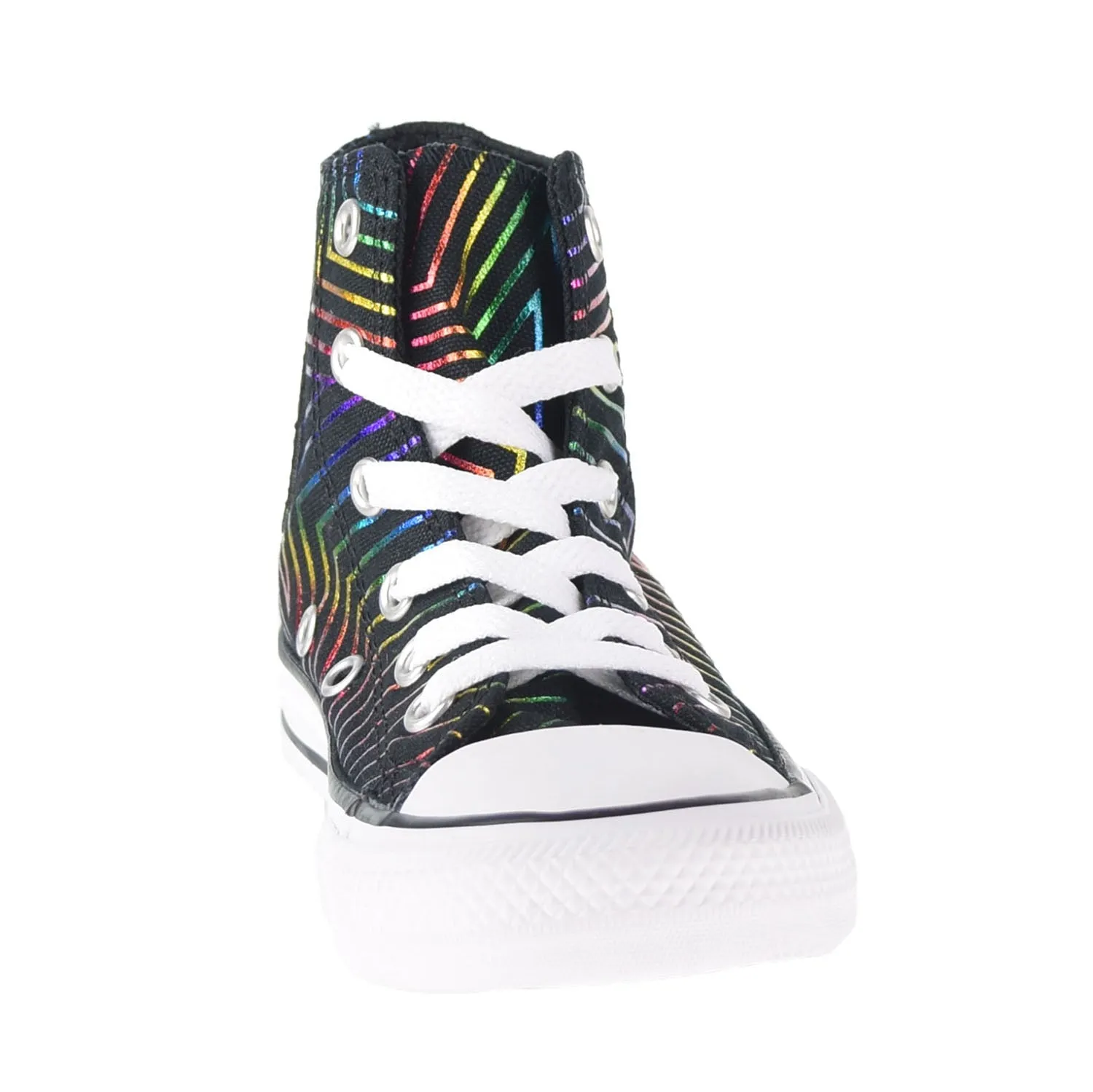 Converse Chuck Taylor All Star Hi "All Of The Stars" Kids' Shoes Black-White