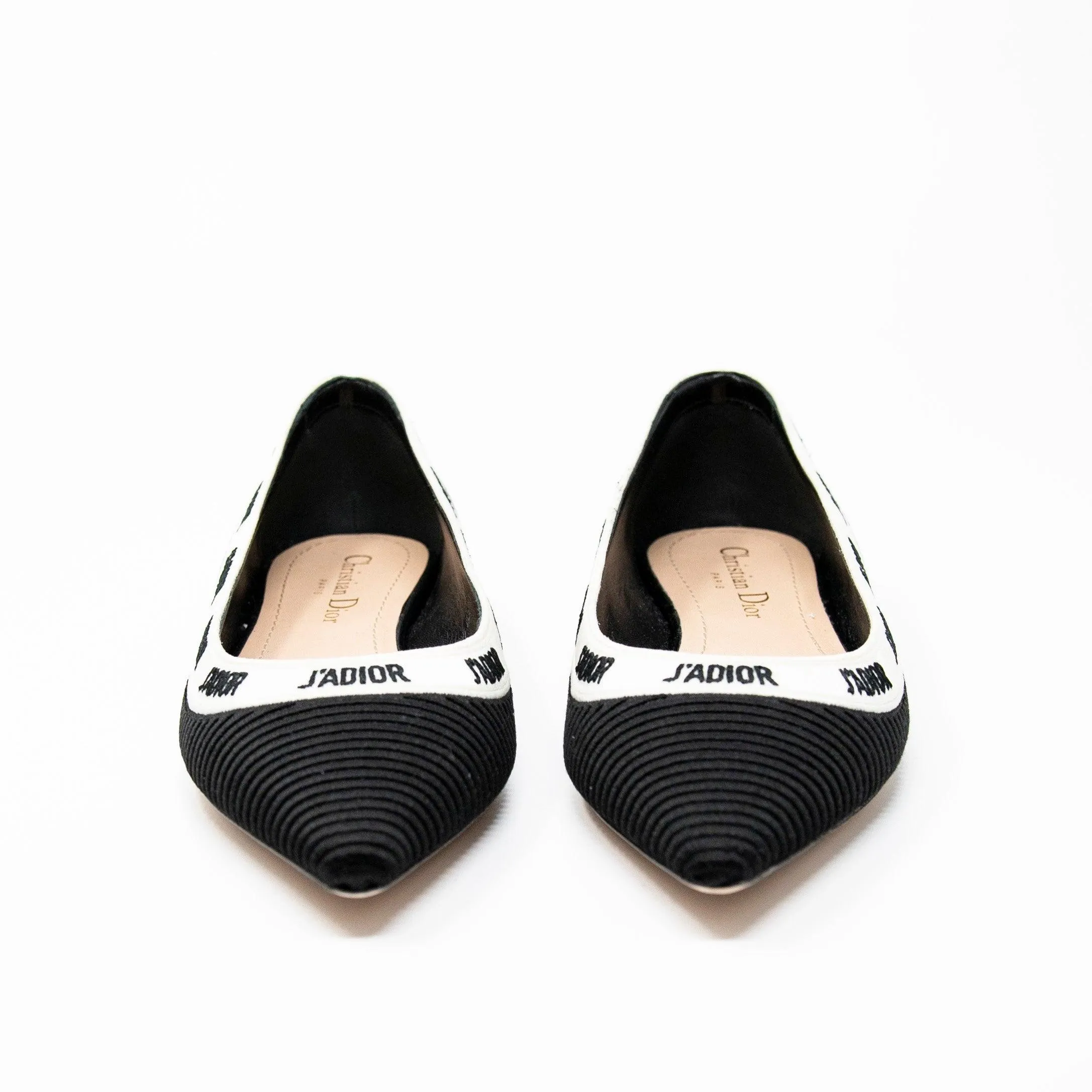 Dior Black J’adior Ballerina Flats 36