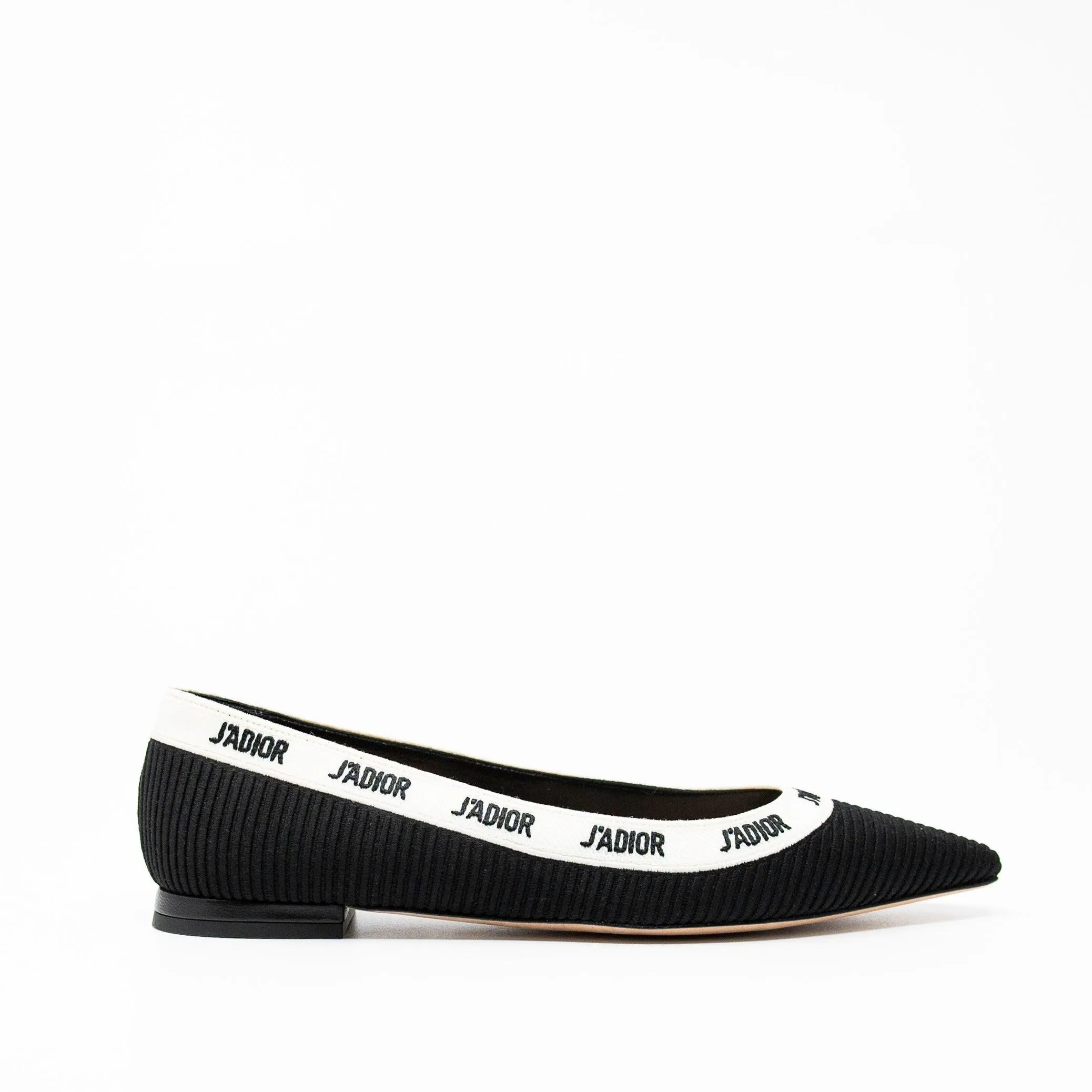 Dior Black J’adior Ballerina Flats 36