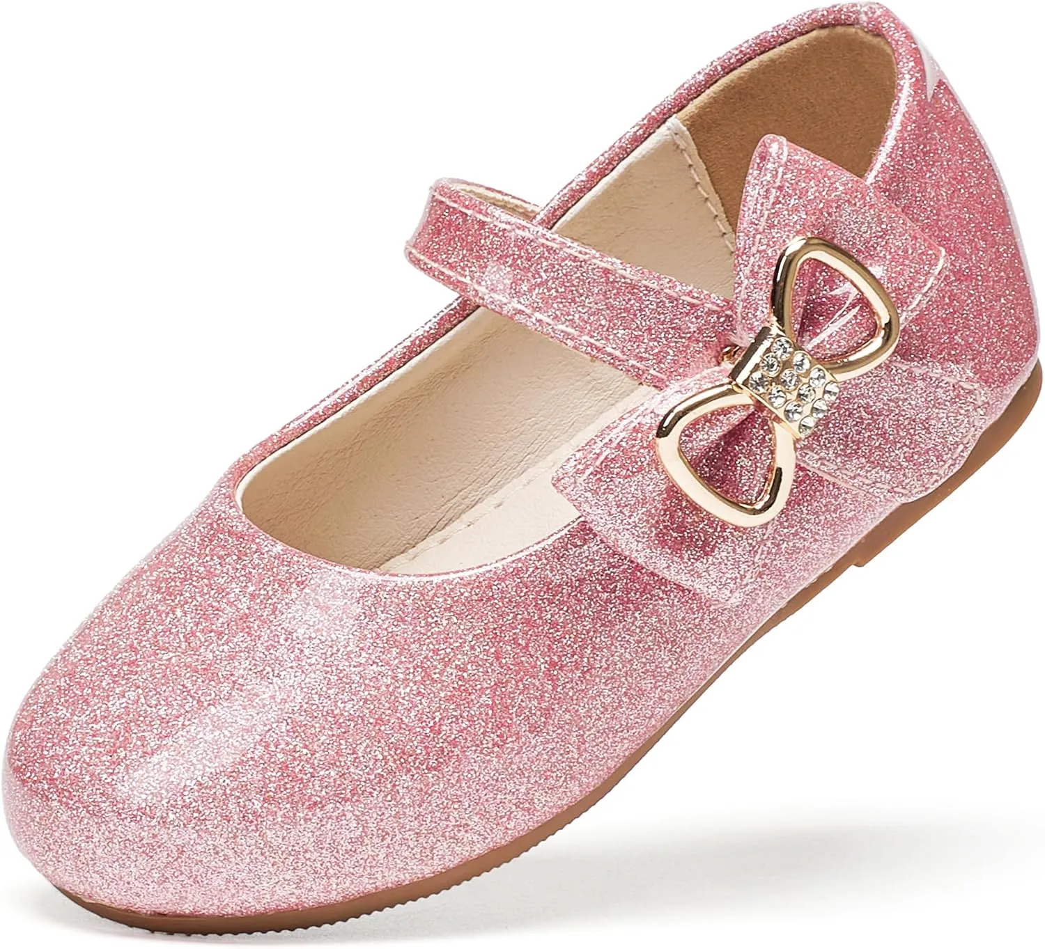 Felix & Flora Toddler Flower Girl Dress Shoes - Girl Ballet Flats Party School Shoes Wedding