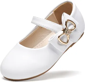 Felix & Flora Toddler Flower Girl Dress Shoes - Girl Ballet Flats Party School Shoes Wedding