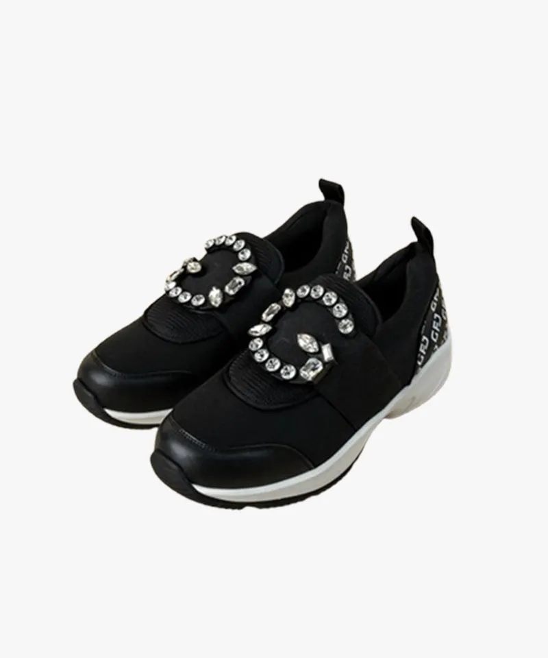 GFJ Golf Women's Windfall Cyrstal G - Black