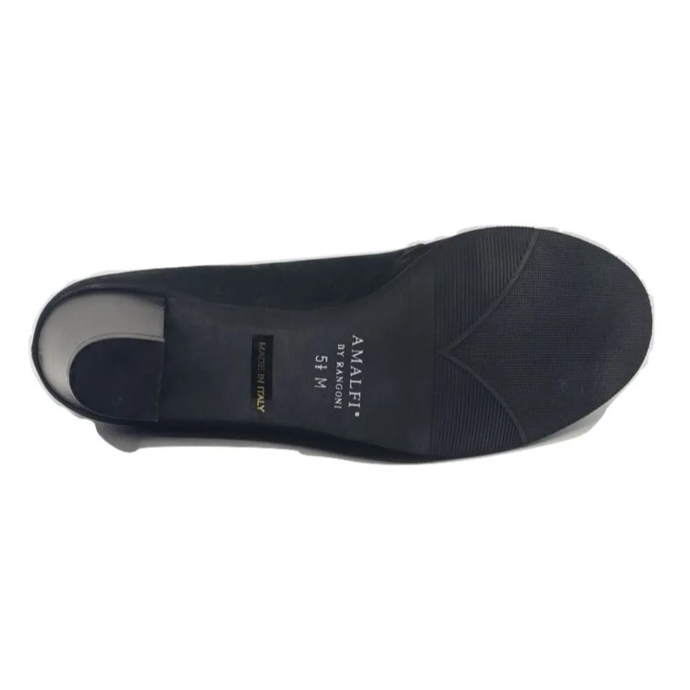 Gioia Black Leather Amalfi Shootie