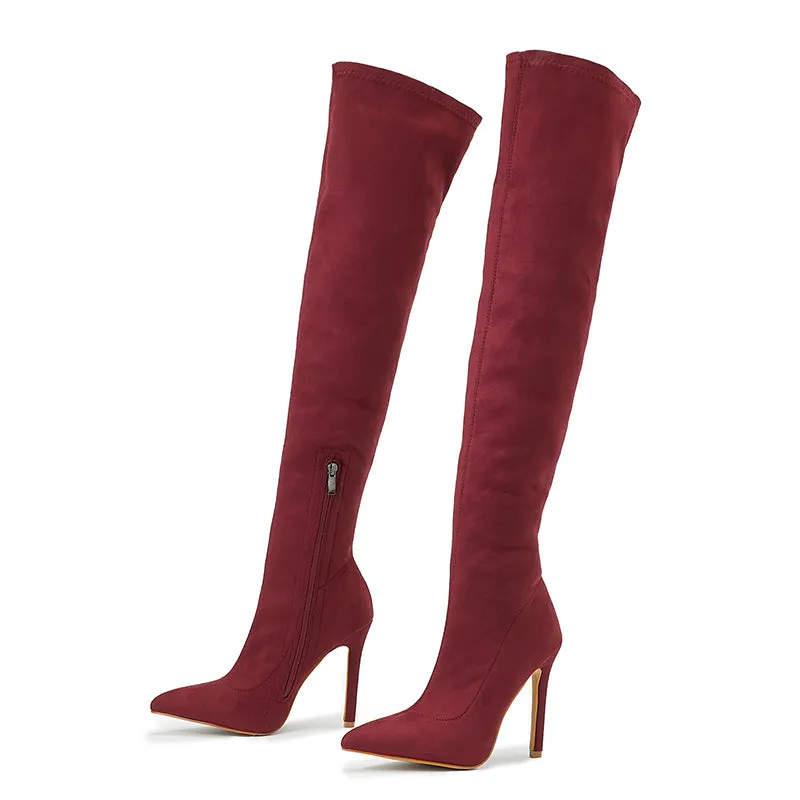 Hydrangea Over-knee Boots