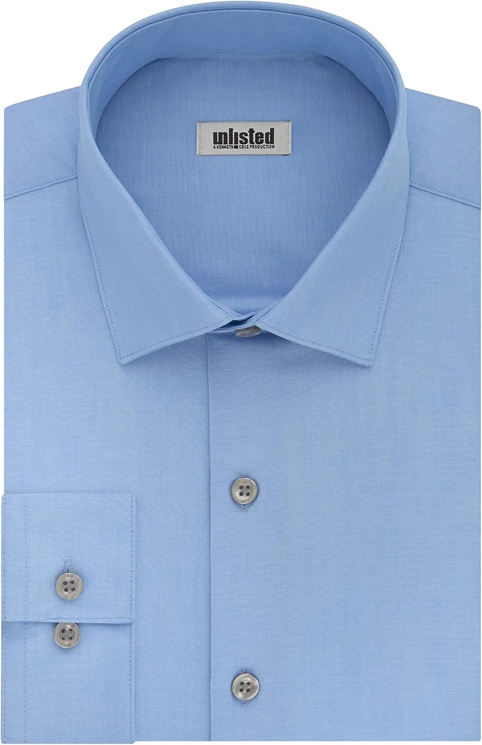 Kenneth Cole Unlisted Men's Big and Tall Solid Dress Shirt - Amazon Exclusive
