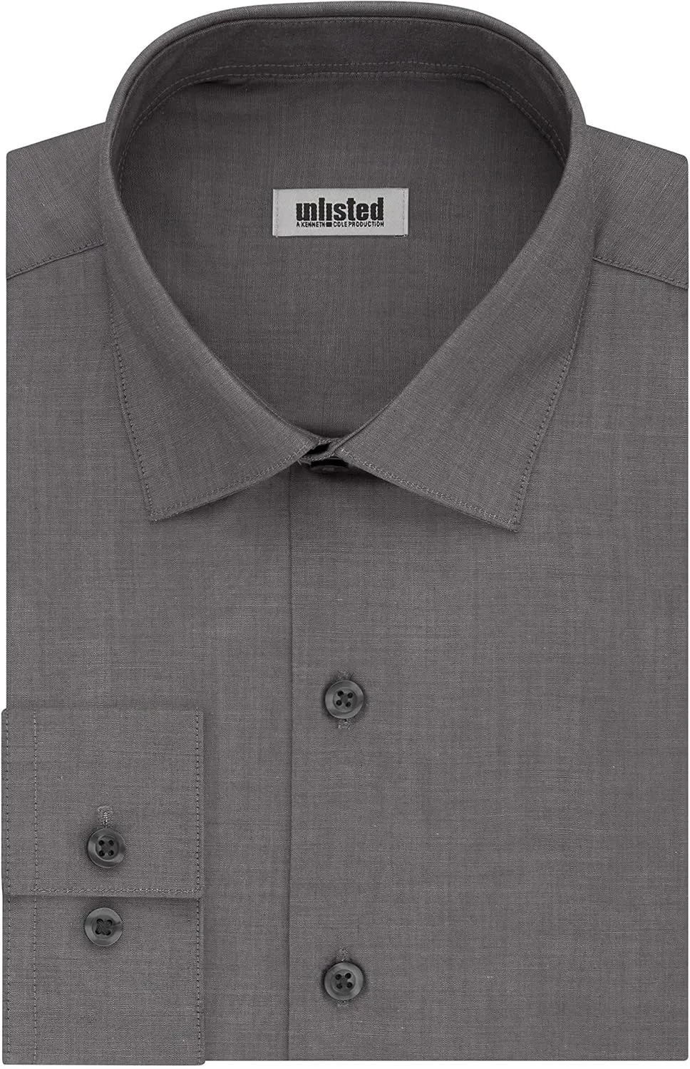 Kenneth Cole Unlisted Men's Big and Tall Solid Dress Shirt - Amazon Exclusive