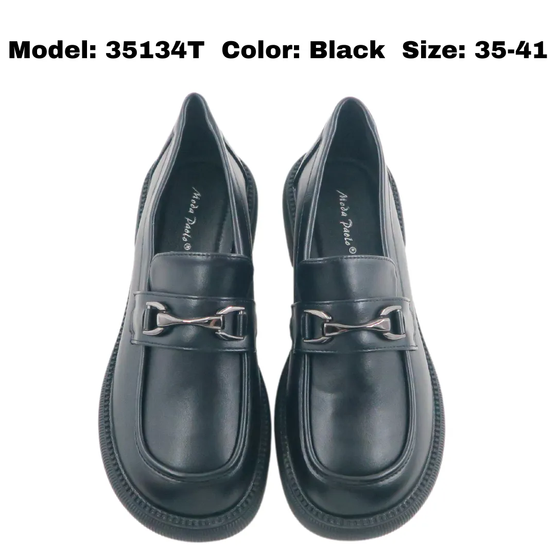 Ladies Boat Shoes Casual Fashion Wear (35134T)
