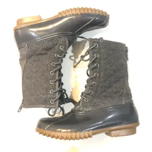 MADDEN GIRL Frolic Grey Duck Boots Size 7