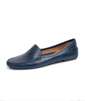 Patricia Green - Jillian Driving Moccasin in Crocodile