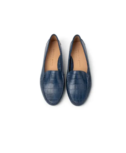 Patricia Green - Jillian Driving Moccasin in Crocodile