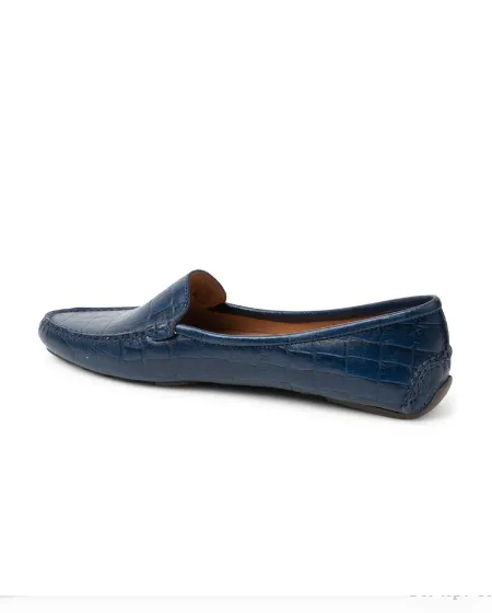 Patricia Green - Jillian Driving Moccasin in Crocodile