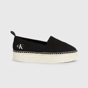 Platform Espadrille  - Black