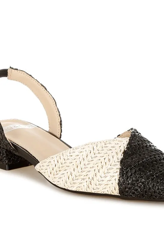 Pointy Toe Slingback Flats