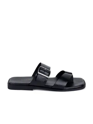 Premium Italian Crust Leather Flip-Flops