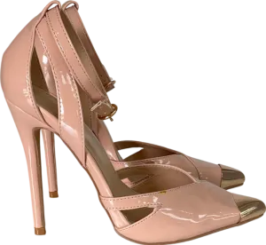PrettyLittleThing Nude Pointed Toe Stiletto Heels UK 3 EU 36 👠