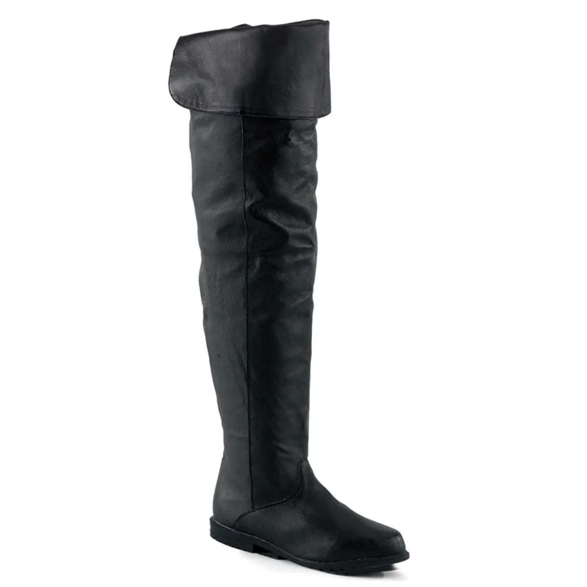 RAVEN-8826 Fancy Dress Costume Funtasma Women's Boots Black Leather (P)