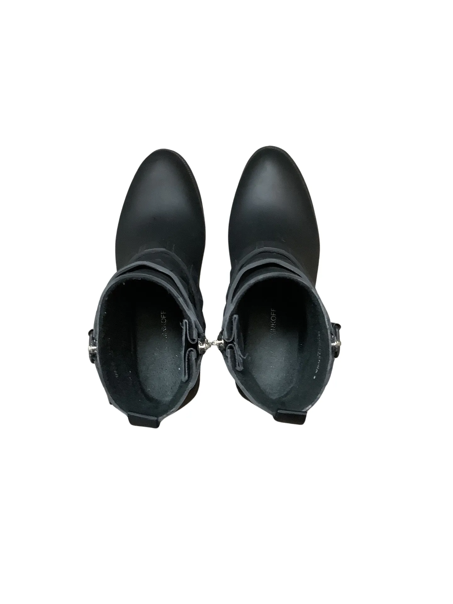 Rebeca Minkoff Women's Quincy Bootie Black Rubber Studded Size: 6