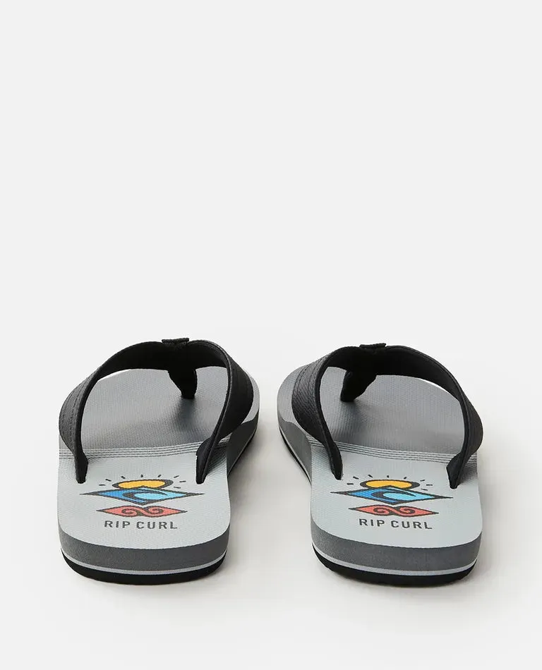 Rip Curl Ripper Flip Flop - Black/Grey