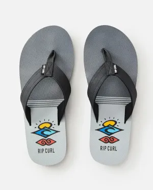 Rip Curl Ripper Flip Flop - Black/Grey