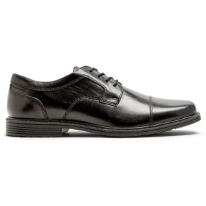 Rockport Men's Taylor Cap Toe Dress Shoes- Black