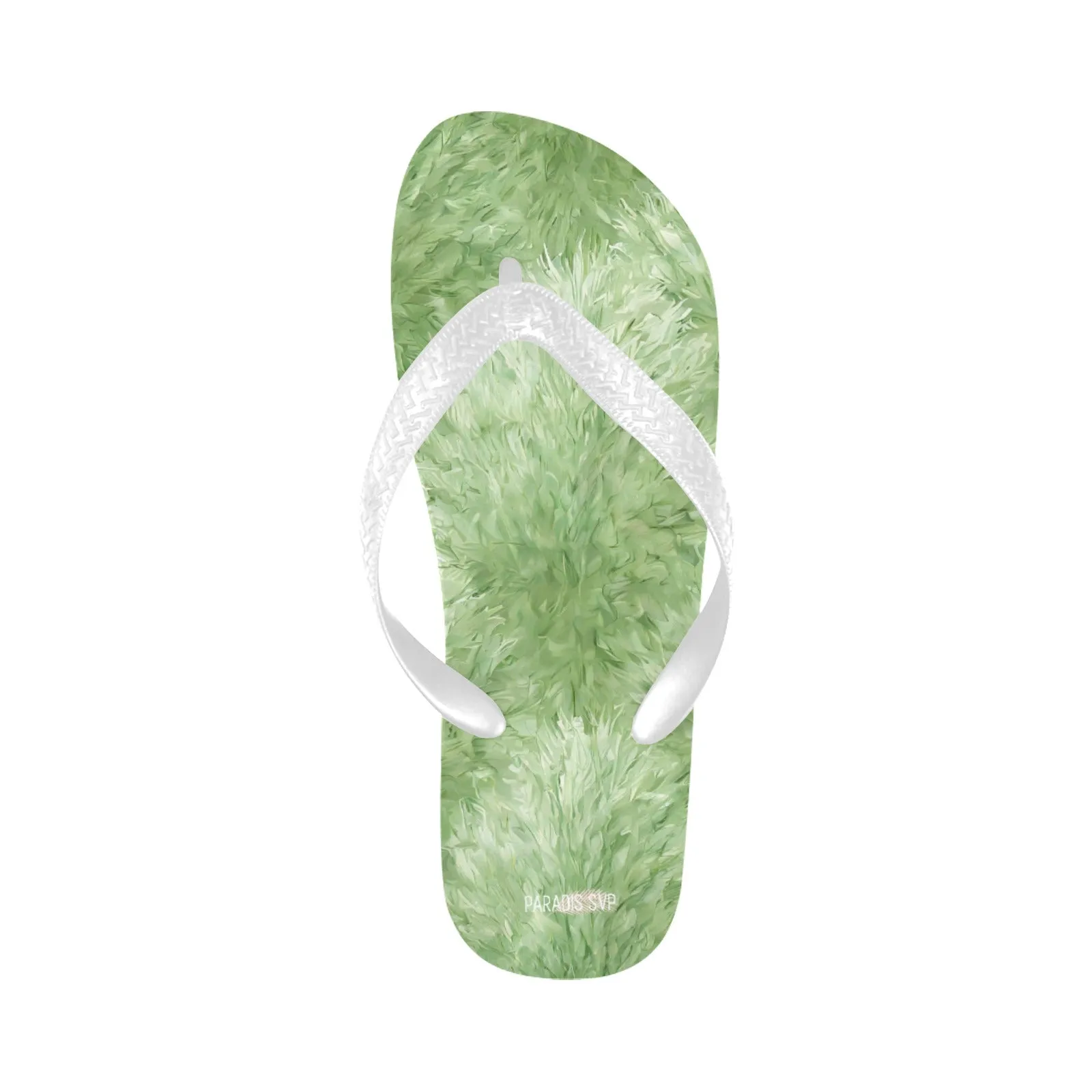 Royal Green Puff Flip-Flops
