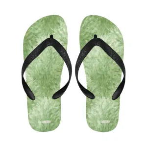 Royal Green Puff Flip-Flops