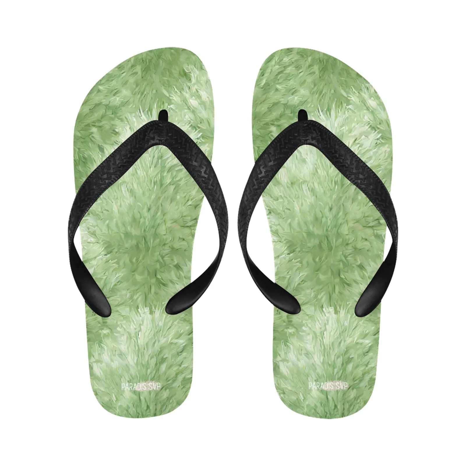 Royal Green Puff Flip-Flops