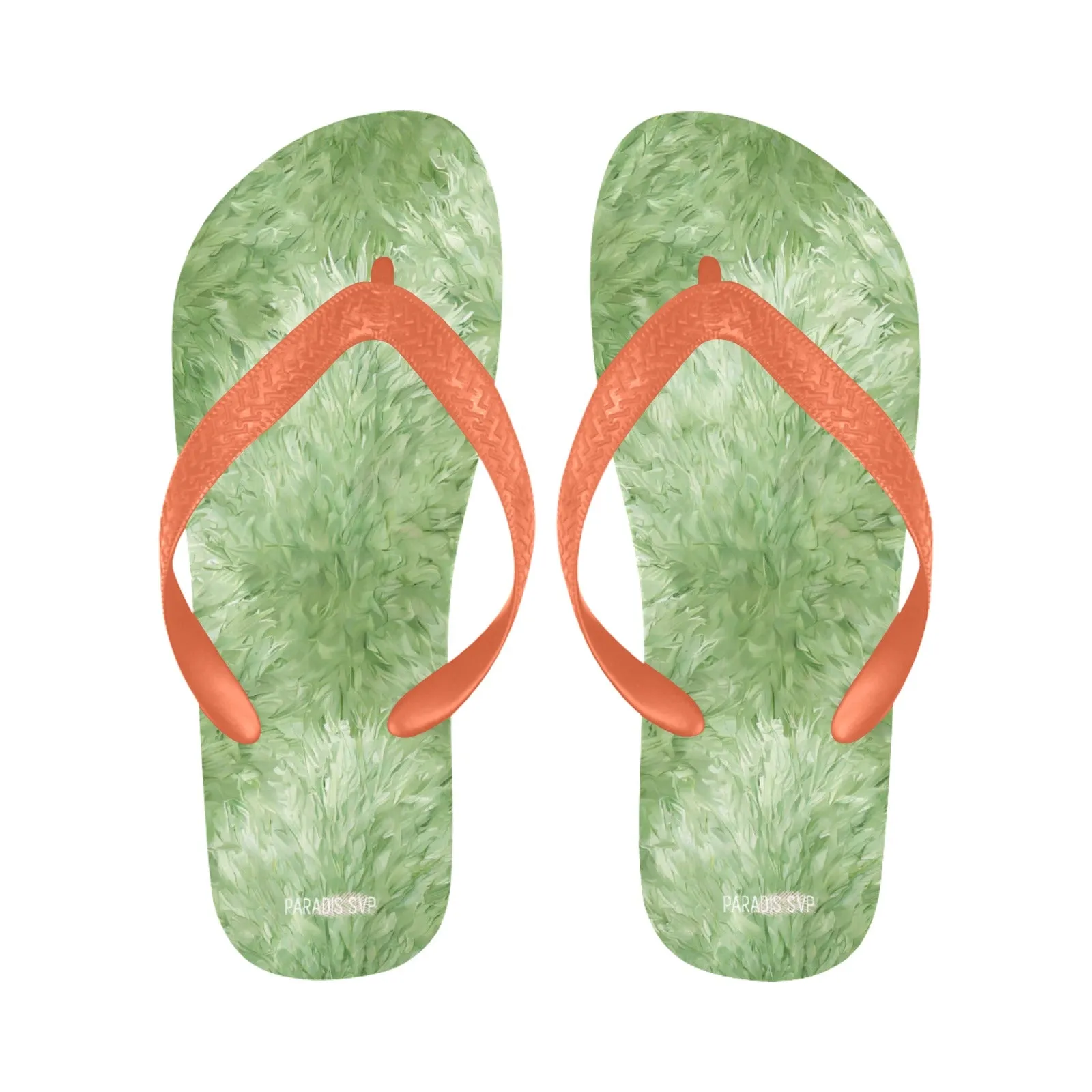 Royal Green Puff Flip-Flops