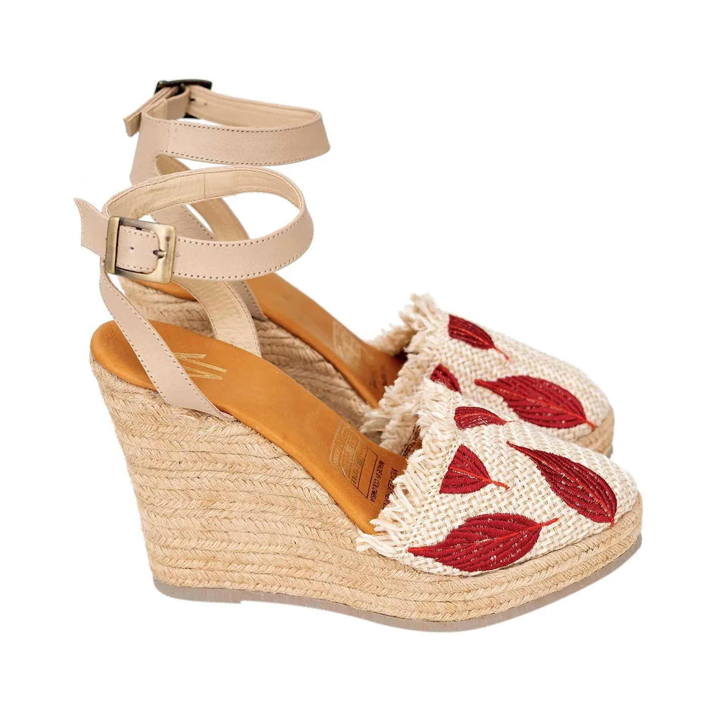 Silvia Cobos SON Ankle Strap Espadrille Wedges