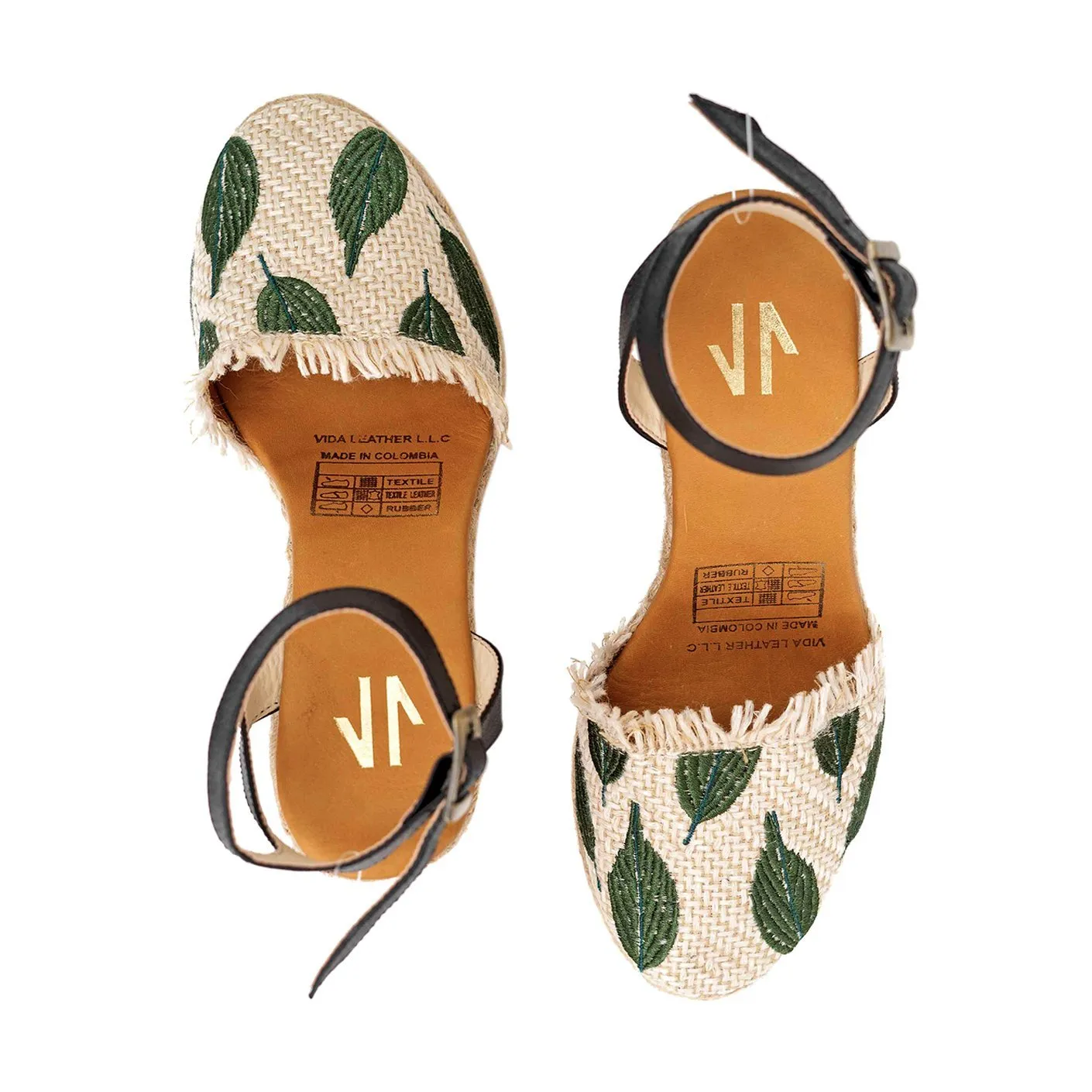 Silvia Cobos SON Ankle Strap Espadrille Wedges