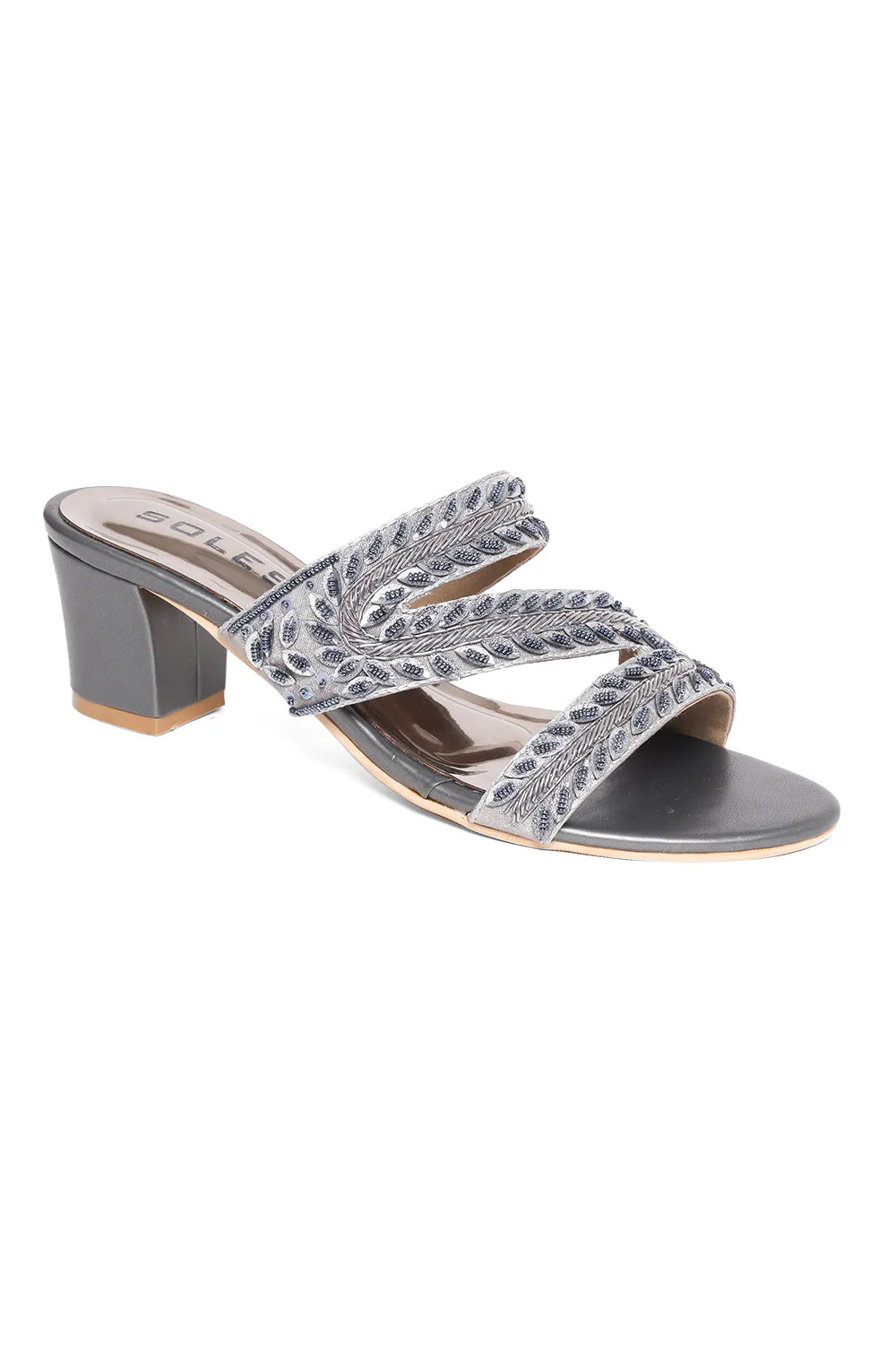 SOLES Z Cut Block Heels