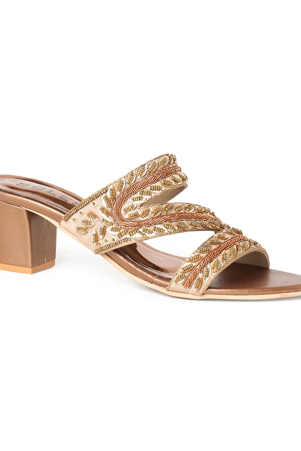 SOLES Z Cut Block Heels
