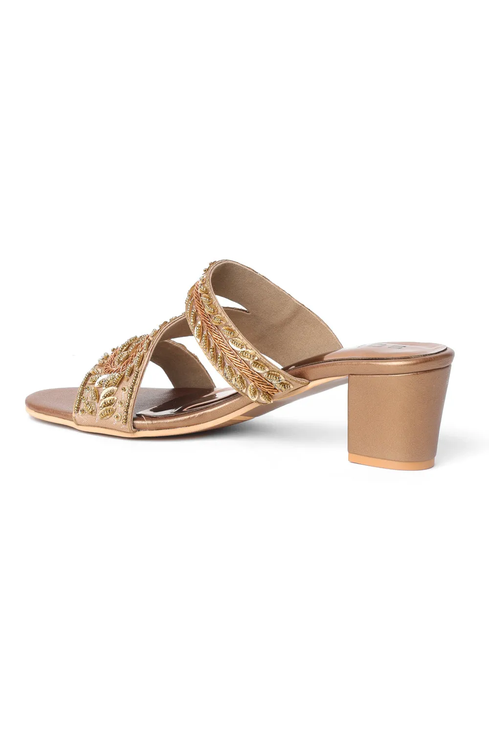 SOLES Z Cut Block Heels