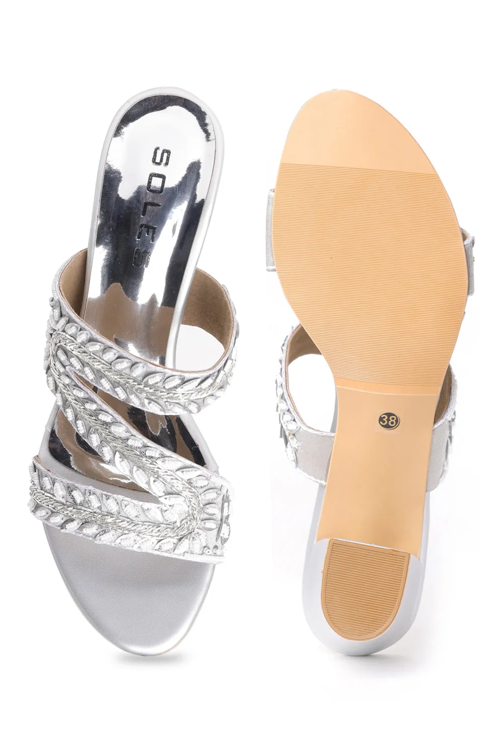 SOLES Z Cut Block Heels