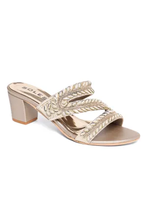 SOLES Z Cut Block Heels