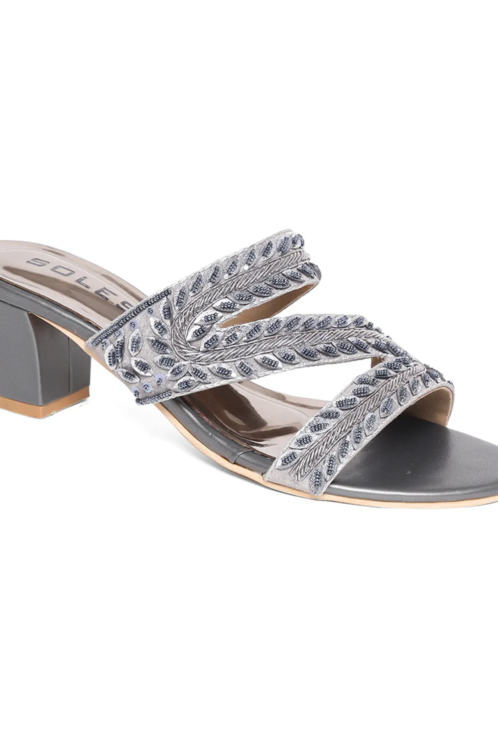 SOLES Z Cut Block Heels