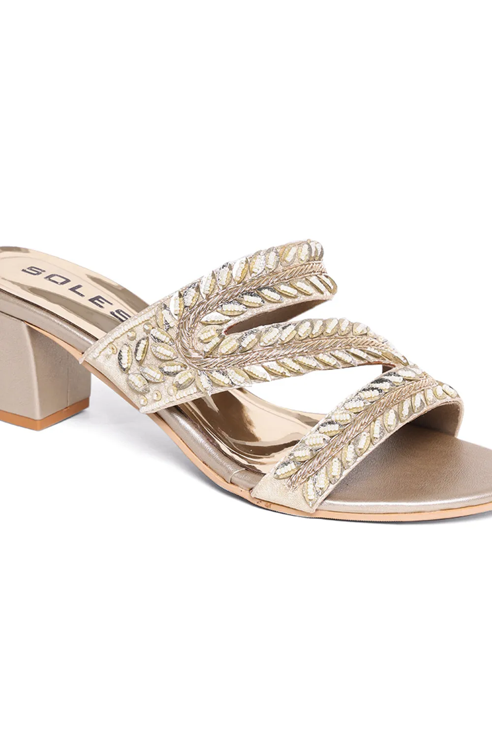 SOLES Z Cut Block Heels
