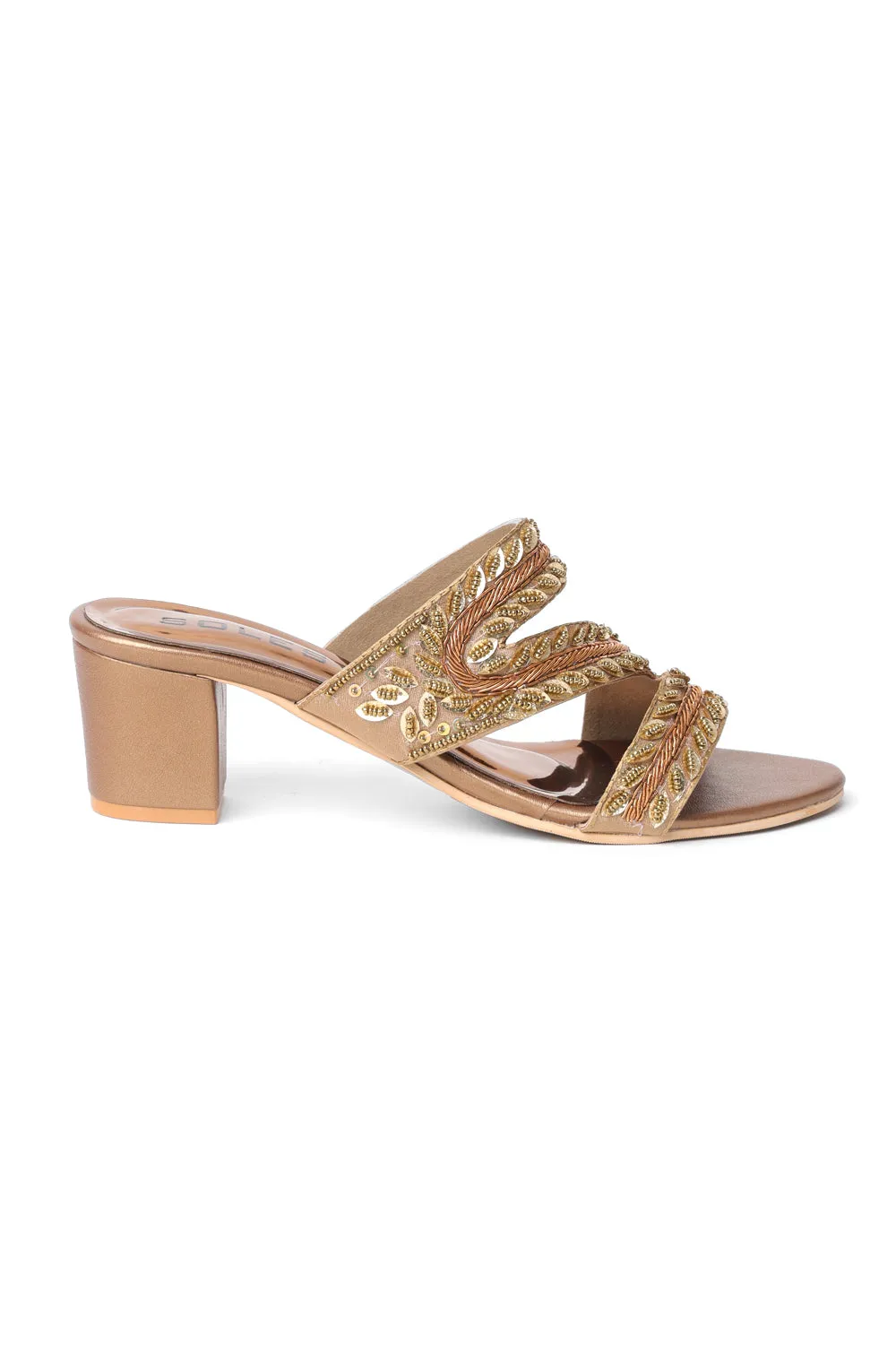 SOLES Z Cut Block Heels