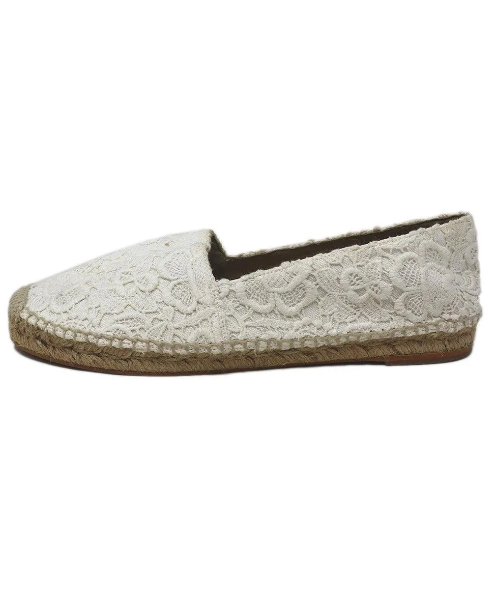 Stella McCartney White Lace Espadrilles sz 10