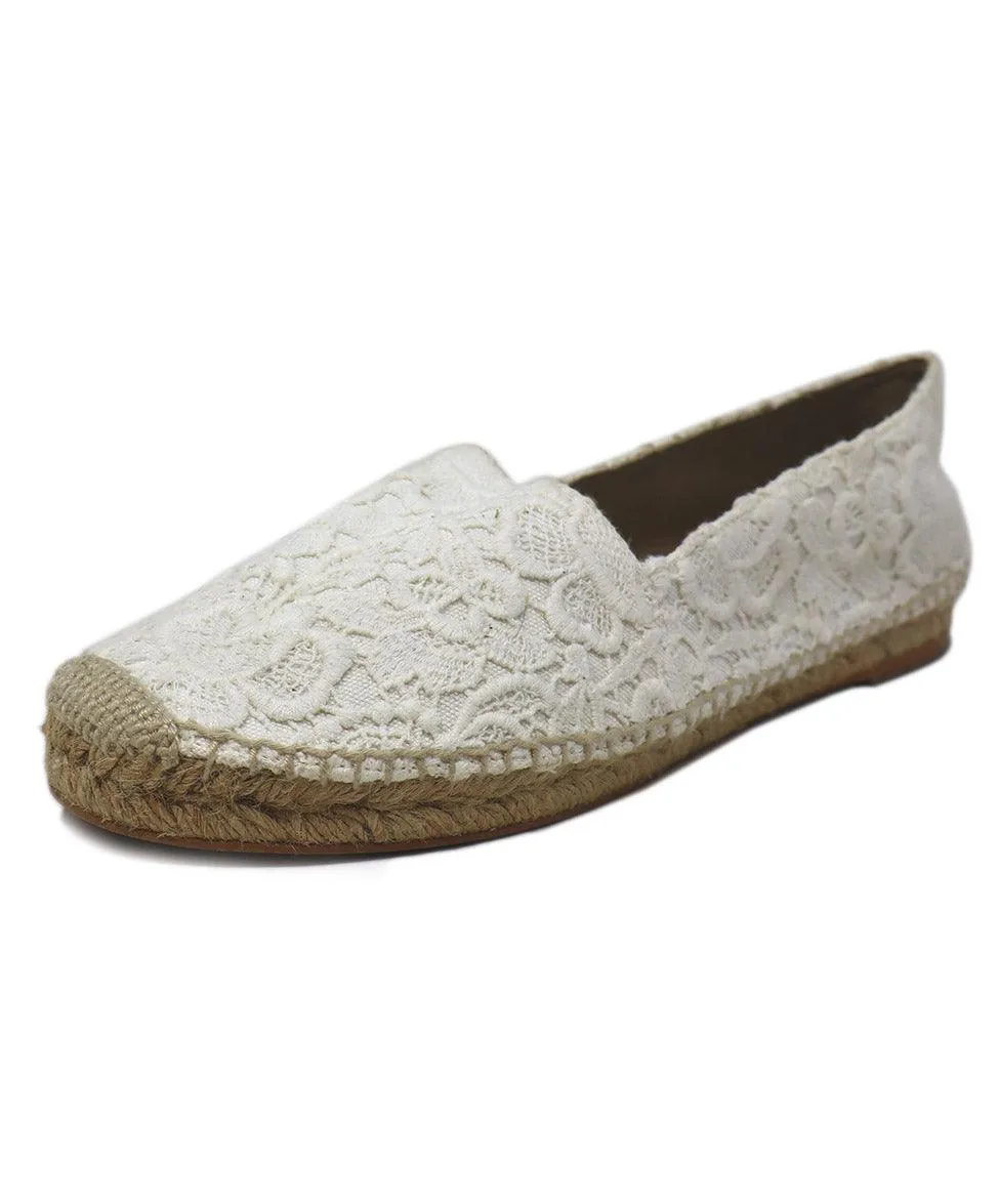 Stella McCartney White Lace Espadrilles sz 10