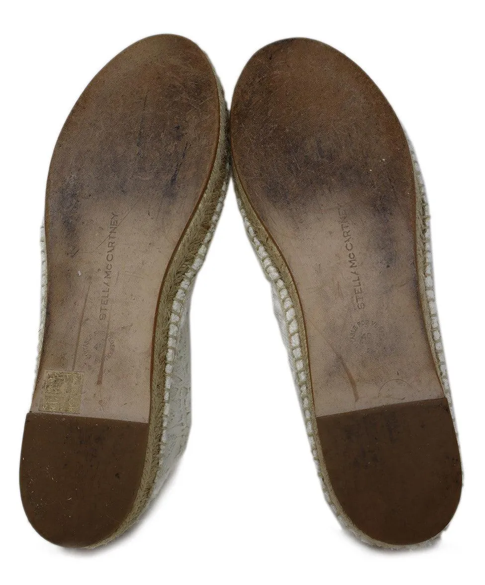 Stella McCartney White Lace Espadrilles sz 10