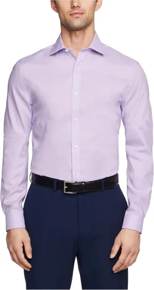 Tommy Hilfiger Men's Slim Fit Non Iron Solid Dress Shirt - Amazon Exclusive