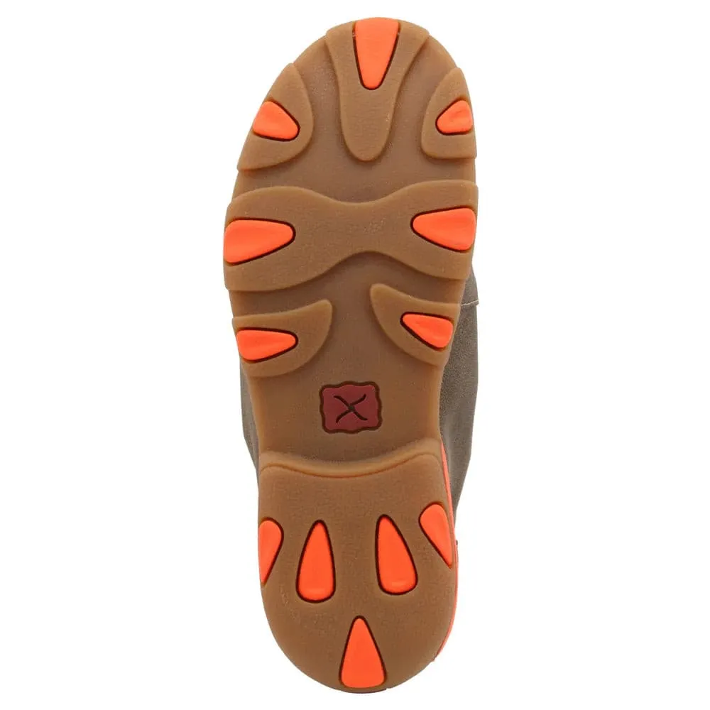 Twisted X Kids' Bomber & Neon Orange Chukka Driving Moc Shoes